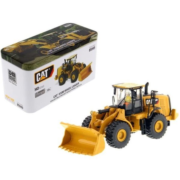 Thinkandplay CAT Caterpillar 972M Wheel Loader with Operator High Line Series 1-87 HO Scale Diecast Model TH1340417